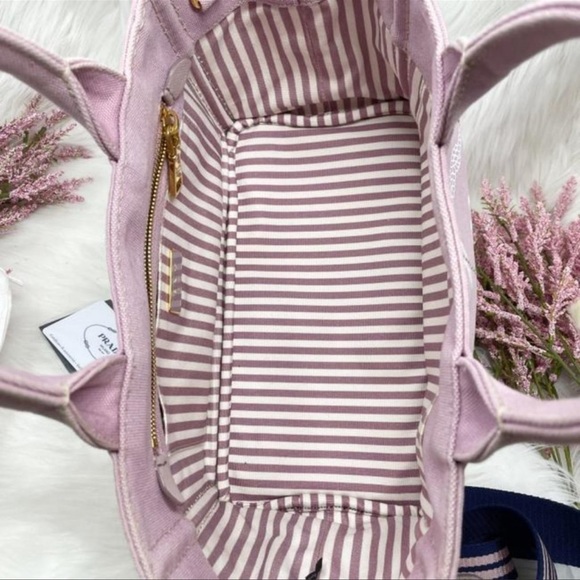 Prada pink Canapa Tote. EUC - Picture 5 of 6